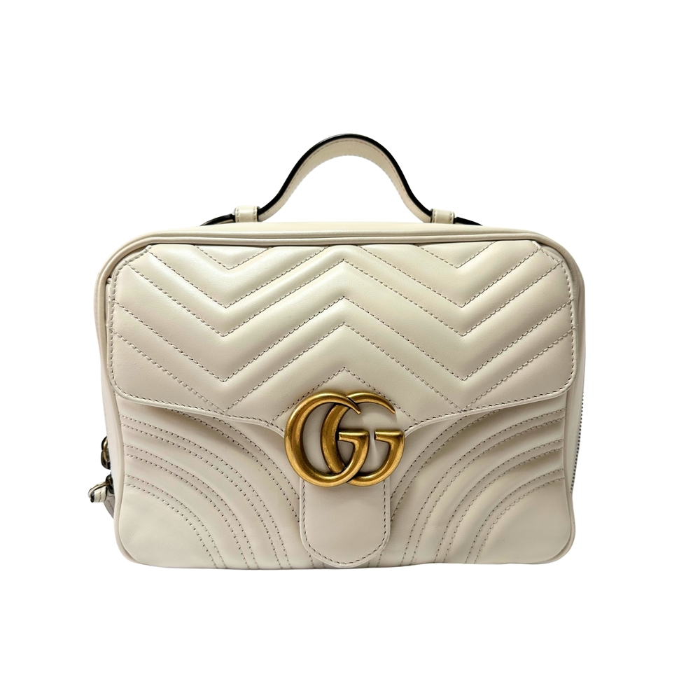 Gucci Quilted Medium Marmont Flap Bag